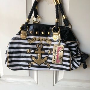 Vintage Betseyville Betsey Johnson Anchor Purse